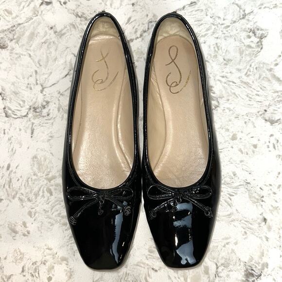 Sam Edelman Marisol Ballet Flat in Black Patent Leather - Picture 7 of 15